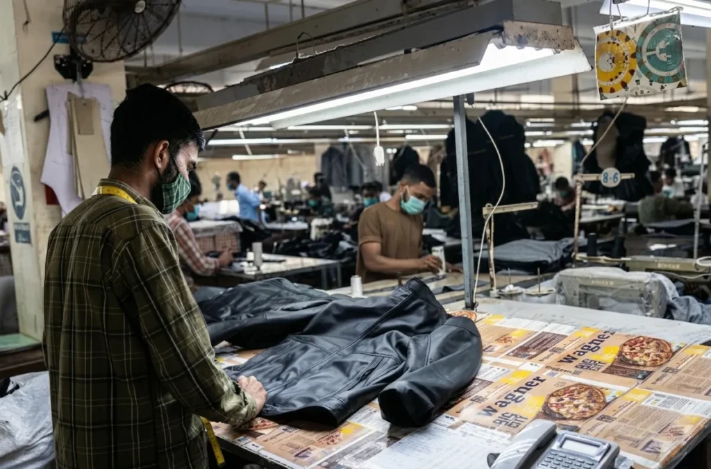 Leather Jacket Checking Facility