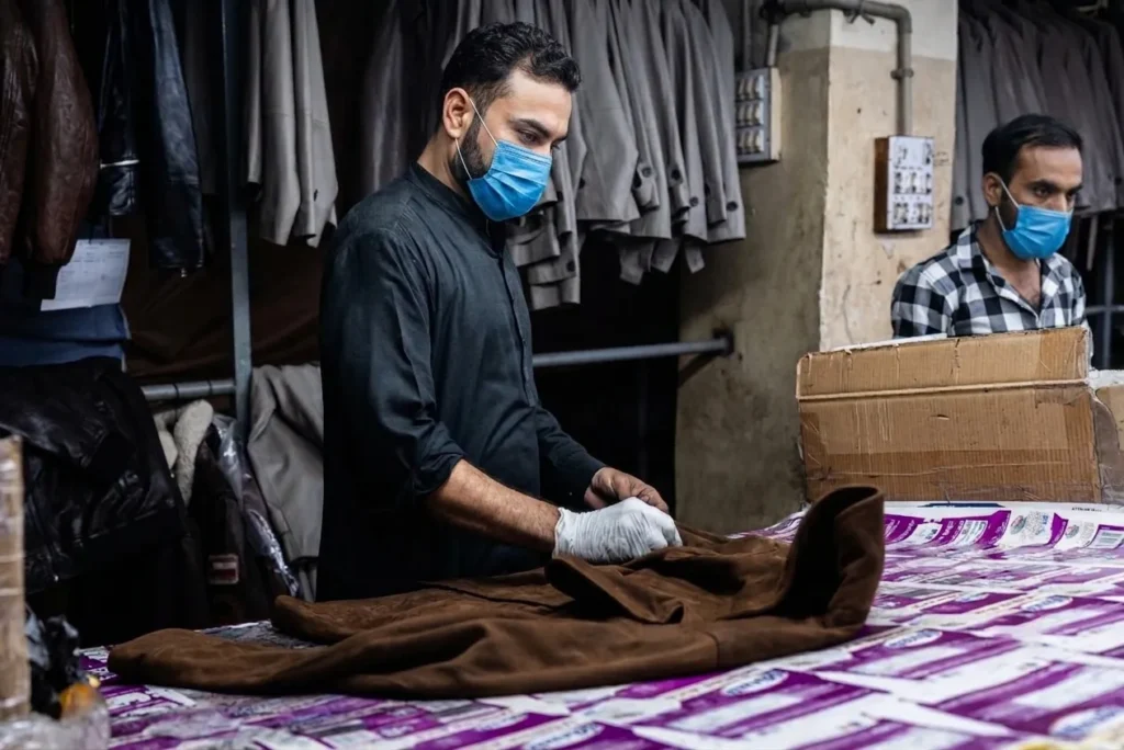Leather Jacket Checking Facility