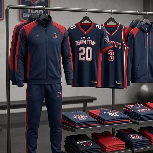 Tracksuits, Jerseys, Hoodies, Gym Wears, Shorts, Custom Activewear & More